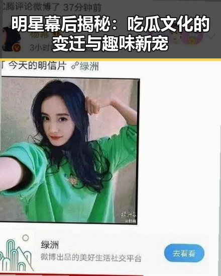 明星幕后揭秘：吃瓜文化的变迁与趣味新宠
